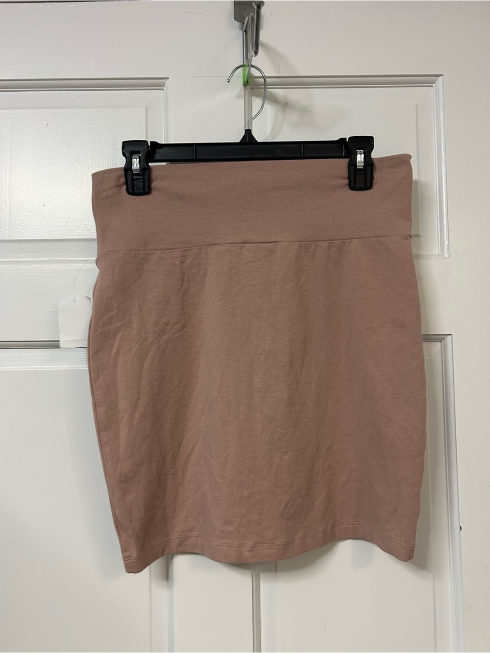 Charlotte Russe Mauve Fold-Over Waist Mini Skirt